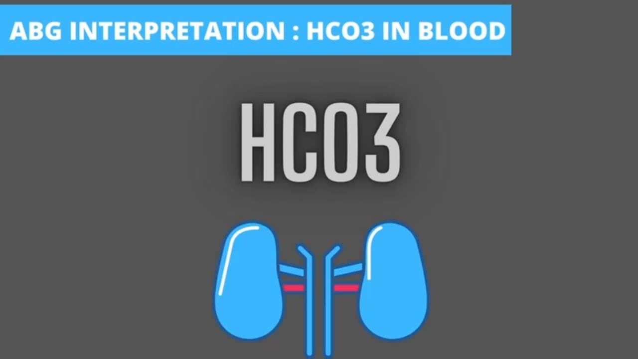 HCO3 (Bicarbonate in Blood): ABG interpretation