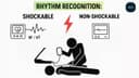 ACLS Rhythm recognition: shockable & Non-shockable rhythms on AED