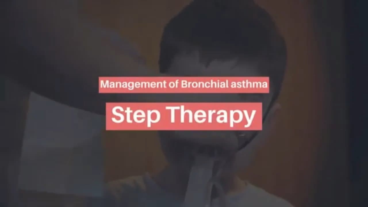 what step therapy for child with Asthma?
