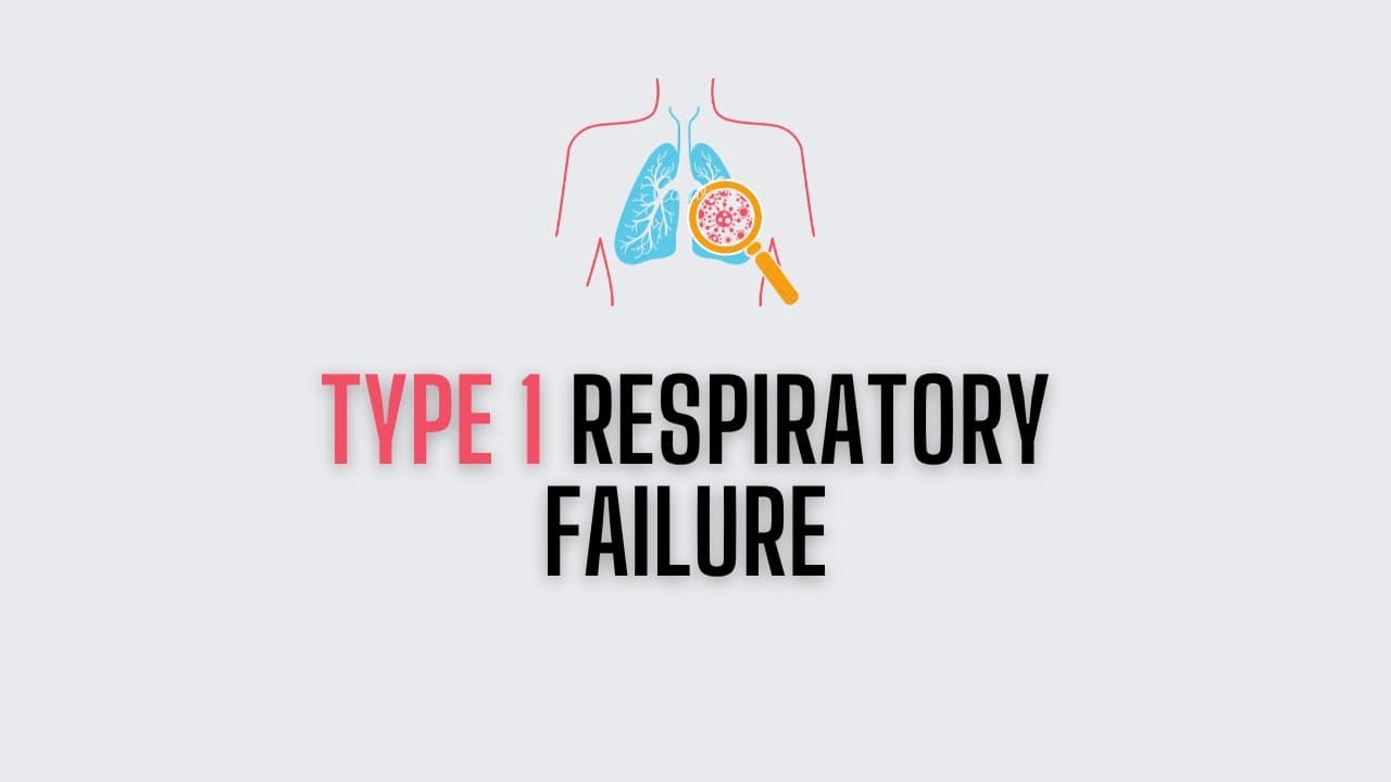 Type 1 #Respiratory #failure (#Hypoxemic)