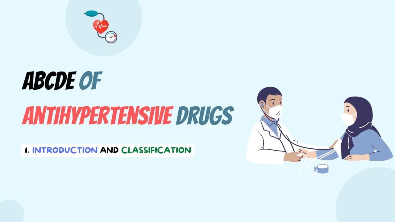 ABCD of Antihypertensive drugs: introduction & classification