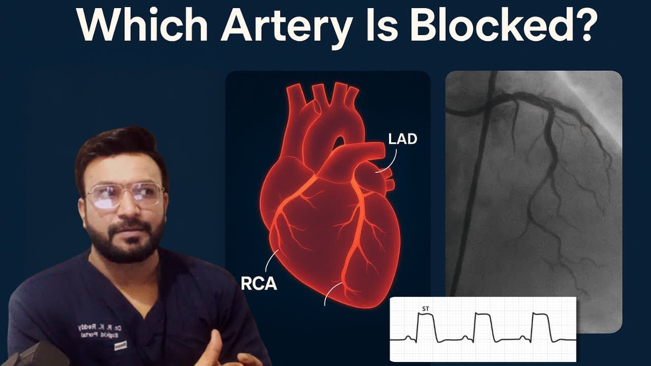 From ECG to Angiography: How to Identify Which Artery Is Blocked