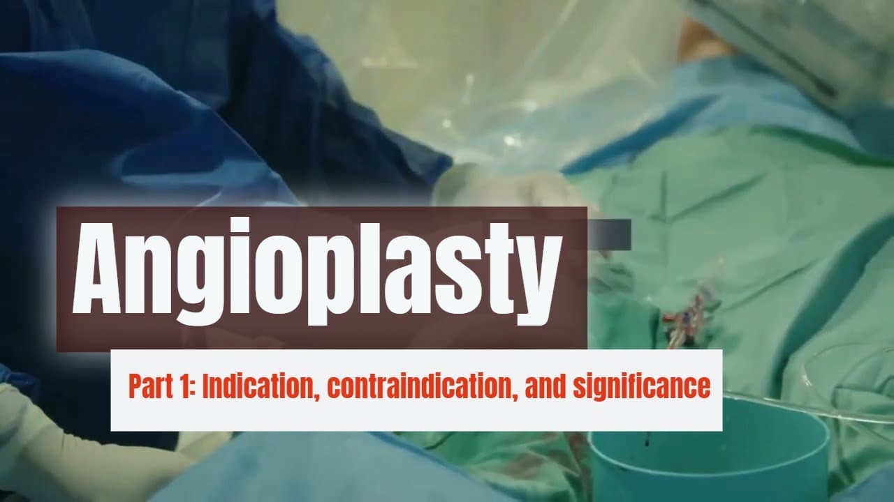what is angioplasty and why its performed?
