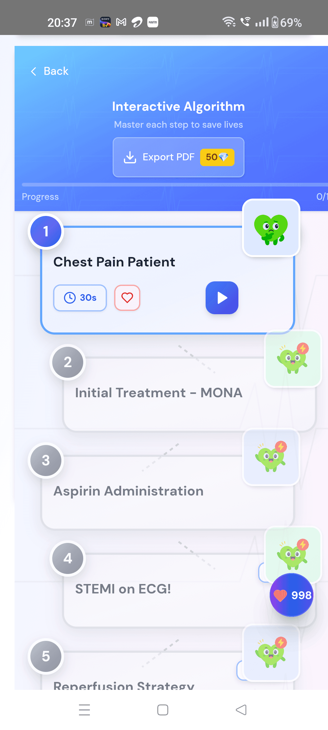 ECG Practice App Screenshot 4
